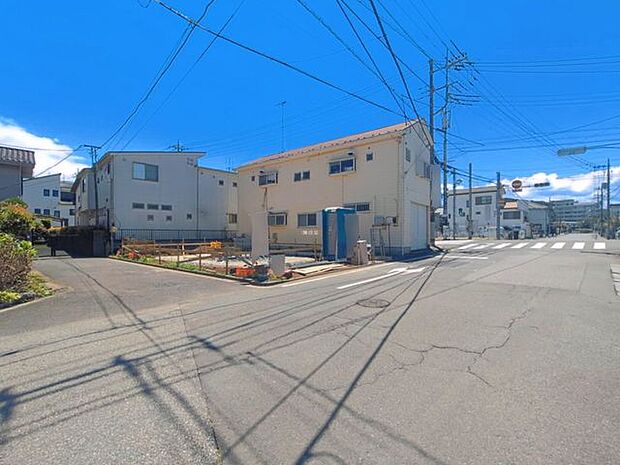 前面道路含む販売現地
