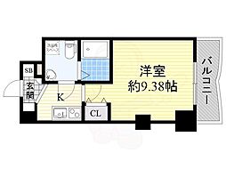 セレニテ新大阪弐番館 1Kの間取図画像