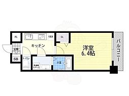 ファーストフィオーレ三国II 1Kの間取図画像