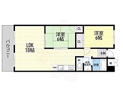 シャルル新大阪 2階