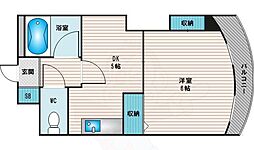 フォルム東三国 1DKの間取図画像