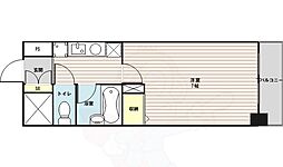 エスリード新大阪第5 1Kの間取図画像