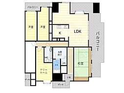 プレサンス新大阪ステーションフロント 4LDKの間取図画像
