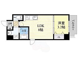 サンメゾン16 1LDKの間取図画像