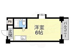メゾン・ド・サンセール ワンルームの間取図画像