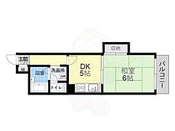 シャンティマサノ 1DKの間取図画像