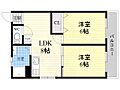 谷田十三マンション4階6.7万円