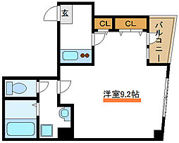 Primavera西葛西 3階1Kの間取り