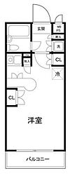 ワコーレ大島 ワンルームの間取図画像