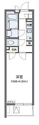 クレイノTAISEI 3階1Kの間取り