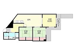 間取図画像 3LDK