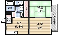 間取図画像 2DK