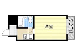 ベルメゾンステラ 1Kの間取図画像