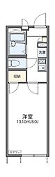 レオパレス三津屋北2 1Kの間取図画像
