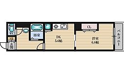 ドムスドイ 1DKの間取図画像