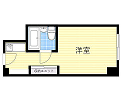 ステュディオ新大阪 ワンルームの間取図画像