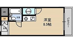 オリエント新大阪アーバンライフ ワンルームの間取図画像