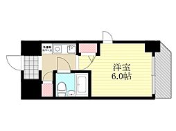 エスリード新大阪第6 1Kの間取図画像