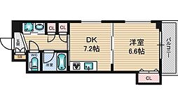 和の杜 1DKの間取図画像