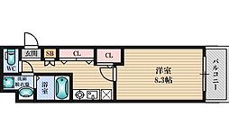 SURFISLANDMONALISA 1Kの間取図画像