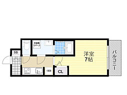 サムティ姫島FELICETO 1Kの間取図画像