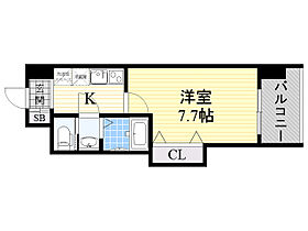 ラグゼ江坂北  ｜ 大阪府吹田市江坂町３丁目（賃貸マンション1K・9階・25.20㎡） その2