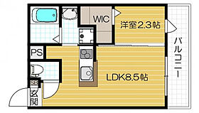 リアコート豊中岡町2  ｜ 大阪府豊中市宝山町（賃貸アパート1LDK・3階・25.37㎡） その2