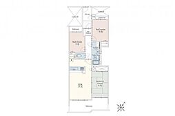 間取図画像 3LDK