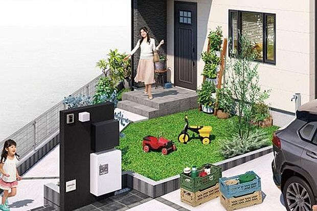 【　庭　】子どもの遊び場や家族憩いのアウトドア空間に。敷地の広さを活かした庭付き物件です（イメージ画像）