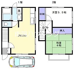 宮前ハイネス 2LDKの間取り