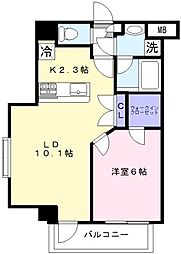 グラーレバイロイト 1LDKの間取図画像