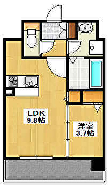 同じ建物の物件間取り写真 - ID:228046539290