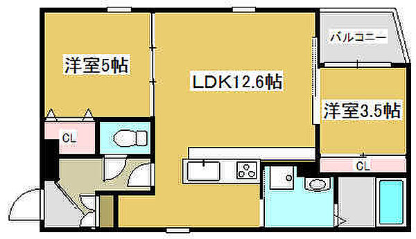 同じ建物の物件間取り写真 - ID:228047554493