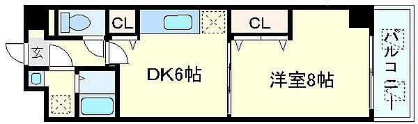 コン・タント・アモーレ 401｜兵庫県明石市魚住町金ケ崎(賃貸マンション1DK・4階・33.44㎡)の写真 その2