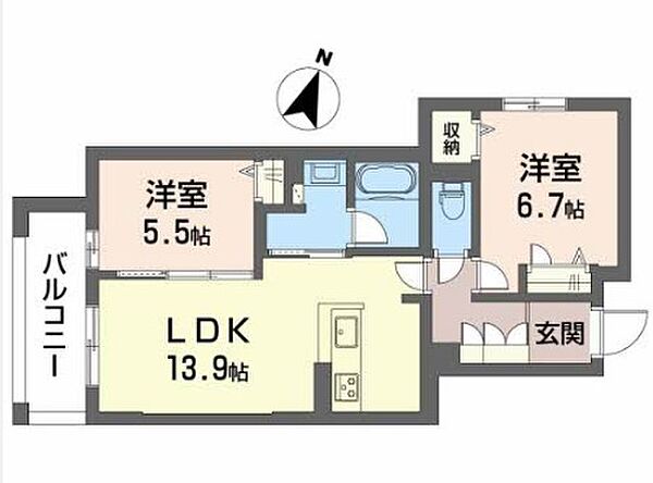 同じ建物の物件間取り写真 - ID:228048877383