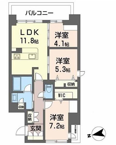 同じ建物の物件間取り写真 - ID:228049315711