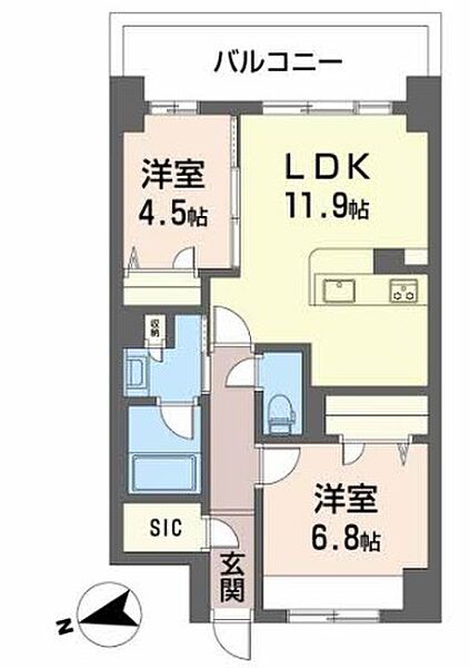 同じ建物の物件間取り写真 - ID:228049315571