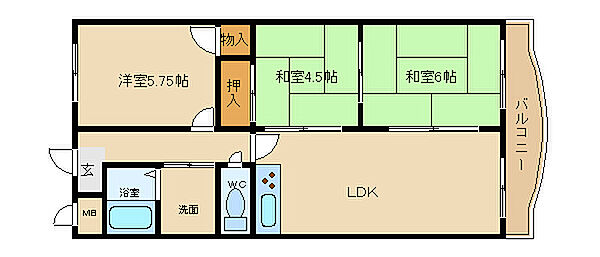 同じ建物の物件間取り写真 - ID:228049647013