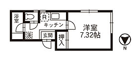 メゾンさくら 101 ｜ 石川県金沢市久安４丁目122（賃貸アパート1K・1階・22.72㎡） その2