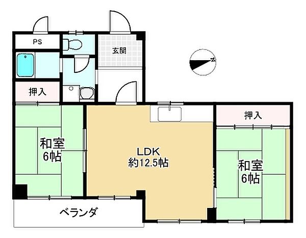 間取りを拡大表示