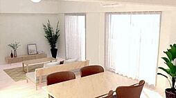 グリーンパーク大宮 3LDKのリビング/ダイニング