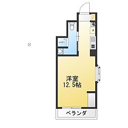 Berth ワンルームの間取図画像