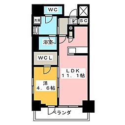 プライムアーバン台東根岸 1LDKの間取図画像