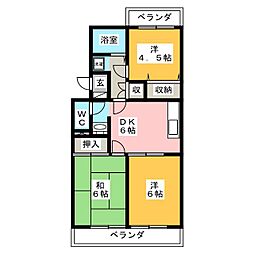 間取図画像 3DK