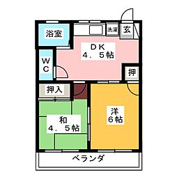 間取図画像 2DK