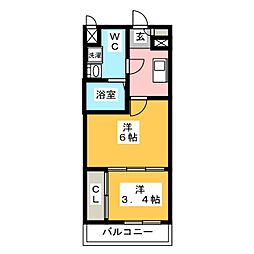 間取図画像 2K