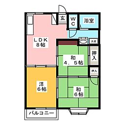 間取図画像 3DK