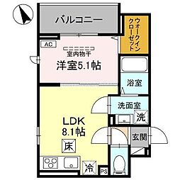 間取図画像 1LDK