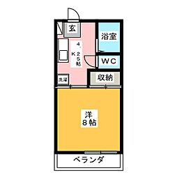 間取図画像 1K