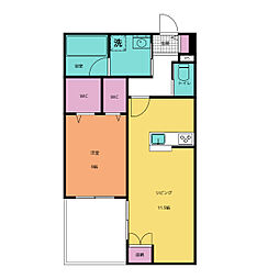 間取図画像 1LDK